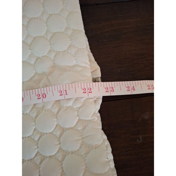 New Directions Womens Quilted Vest Small  White Sleeveless Lightweight Gorpcore - Picture 7 of 7